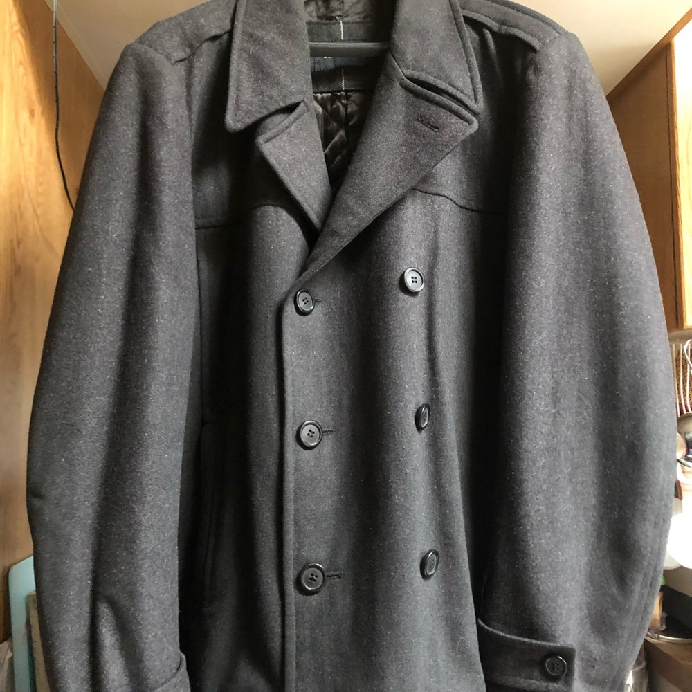 Men’s winter wool dress coat